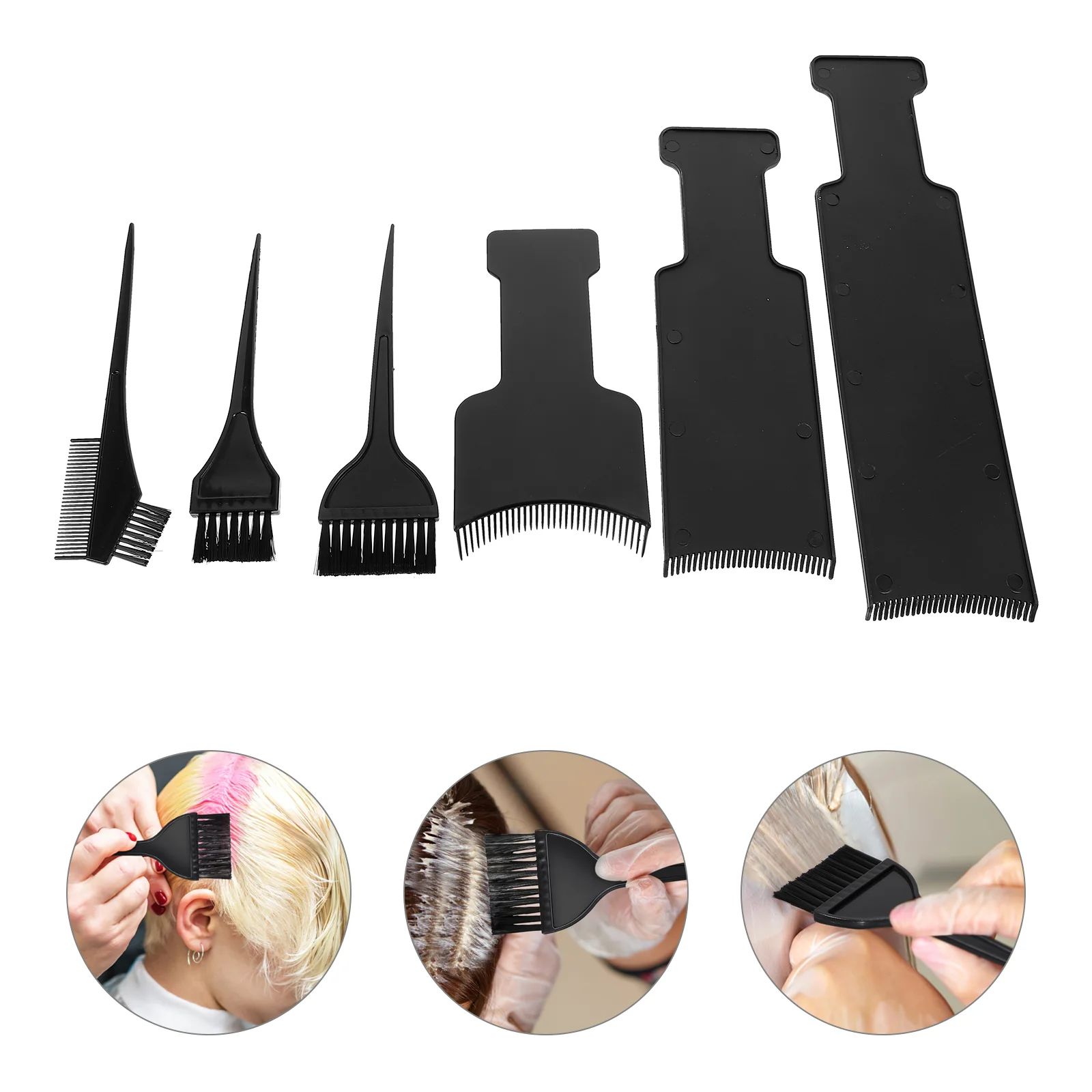 Ing Board Dye Kit Brushes Dyeing Hairdressing Tool Tint Tools Salon Color Diy Brush Flatpaddle Balayage Comb