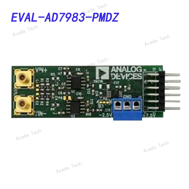 

Avada Tech EVAL-AD7983-PMDZ инструмент для преобразования данных