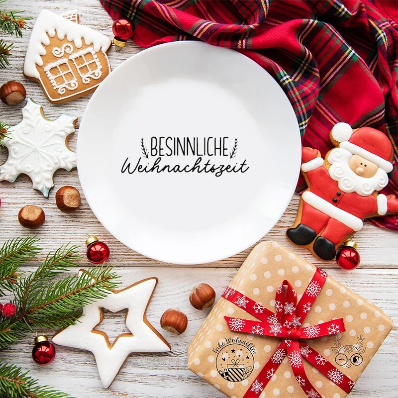 Упаковка из 6 наклеек формата А5 рождественские наклейки фольги для переноса