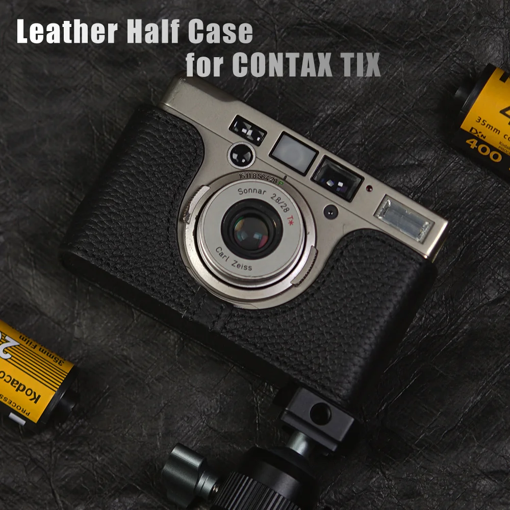 Кожаный чехол для камеры Contax TIX