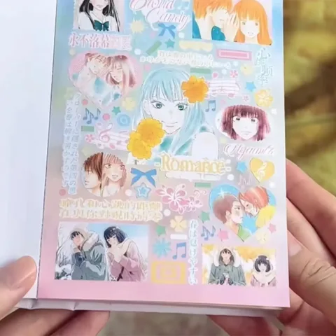 Kawaii книга стикеров для скрапбукинга - яркие и милые наклейки — фото модели