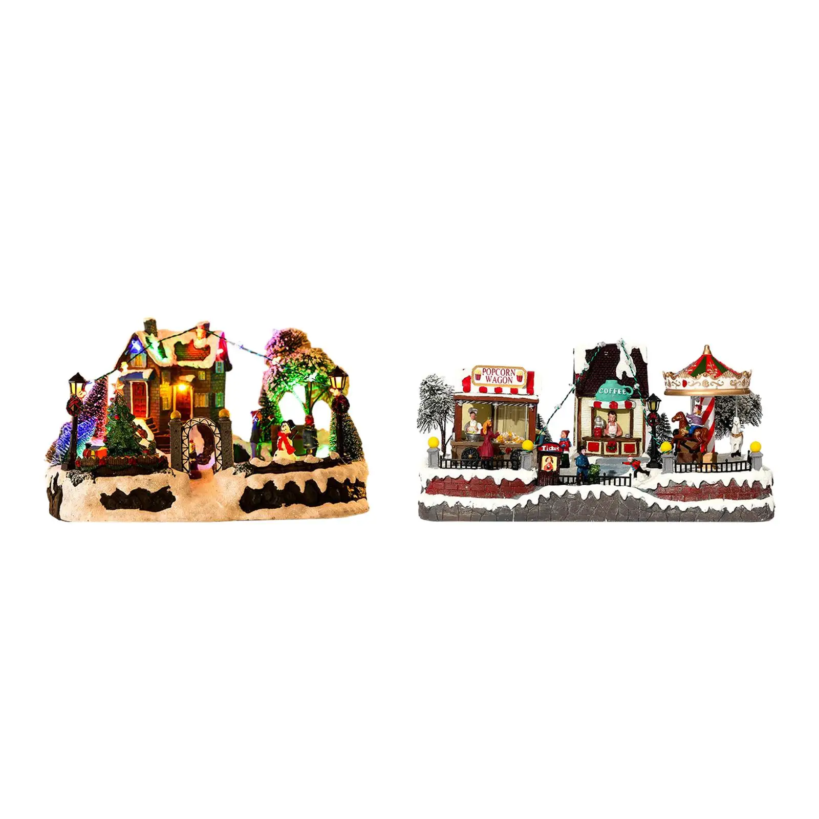 

Christmas Glowing Ornament Xmas Musical Ornament for Home Desktop Festival