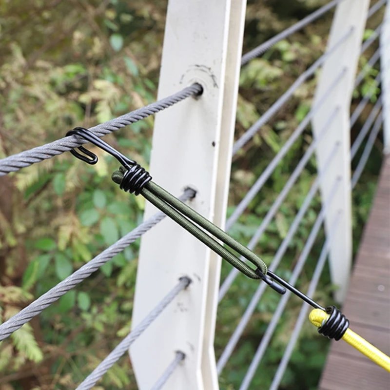 652F 5 шт. эластичные веревки для палатки с пряжкой ремень гвоздей уличный навес