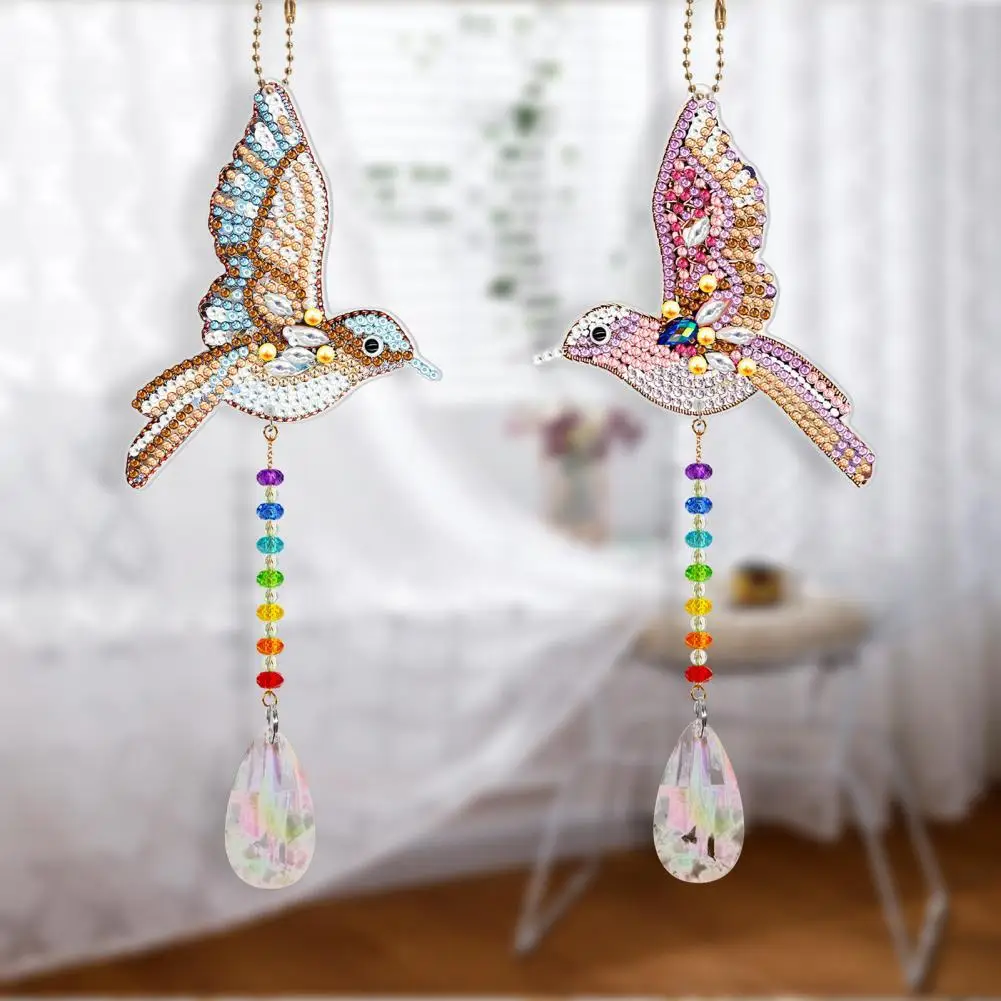 

DIY Diamond Painting Sun Crystal Light Catching Wind Chimes Jewelry Kit Hanging Pendant Hanging Art Mosaic Kit Home Decor