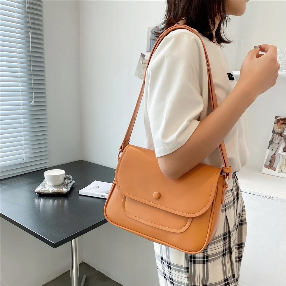 

Popular Handbag For Women 2021Latest style Crossbody Bags PU Leather Fashion Messenger bag Large Capacity Casual brand Totes Bag