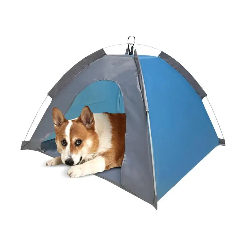 Dog Shade Canopy Mini Folding Pet Tent For Outdoor Beach Camping Breathable Sun Shelters For Small And Medium Pet Small Dog