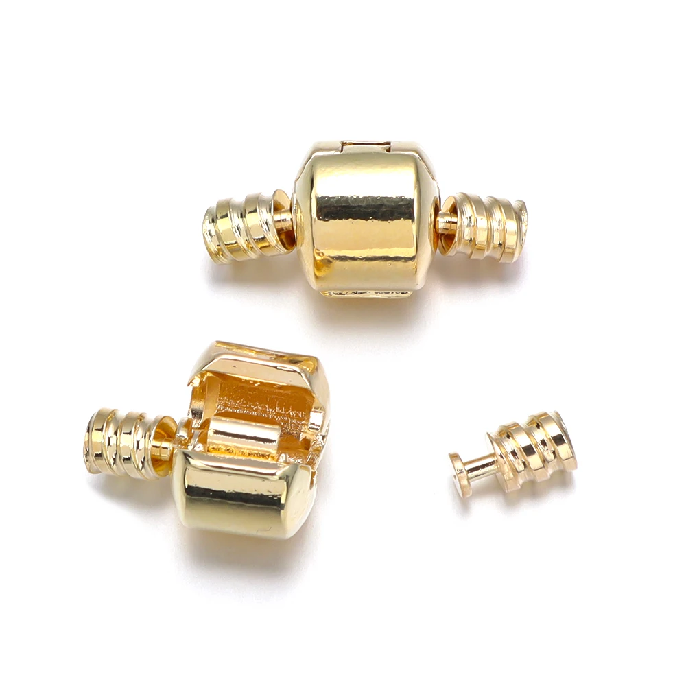 5 компл. медных браслетов 9 мм пресс-застежка подходит для кожаного шнура 3