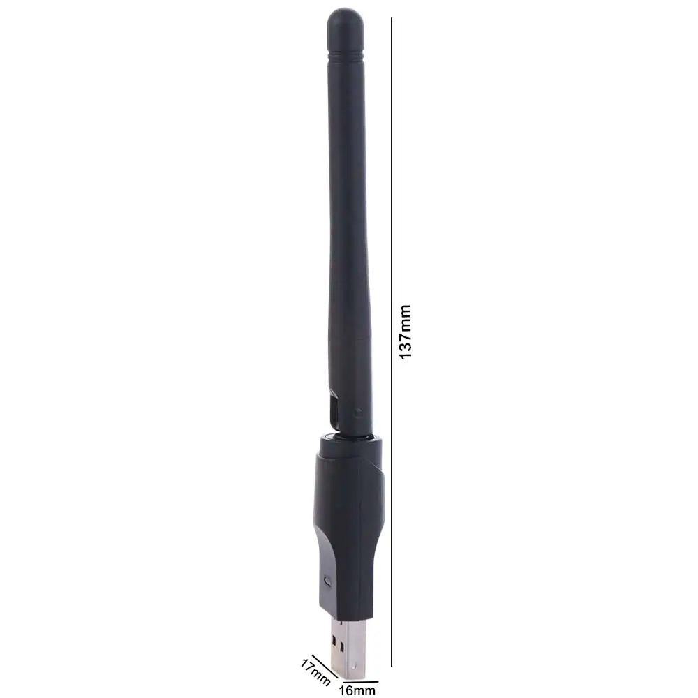 Фото Wi-Fi адаптер 150 Мбит/с MT7601, сетевая карта MT7601/8188, 2.4 ГГц, 150 Мбит/с, USB Wi-Fi адаптер с LED-индикатором, USB Wi-Fi приемник №2
