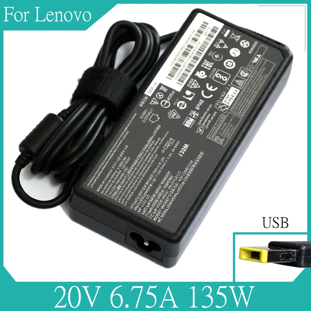 Блок питания для ноутбука Lenovo T440p 135 Вт 20 в а USB C |