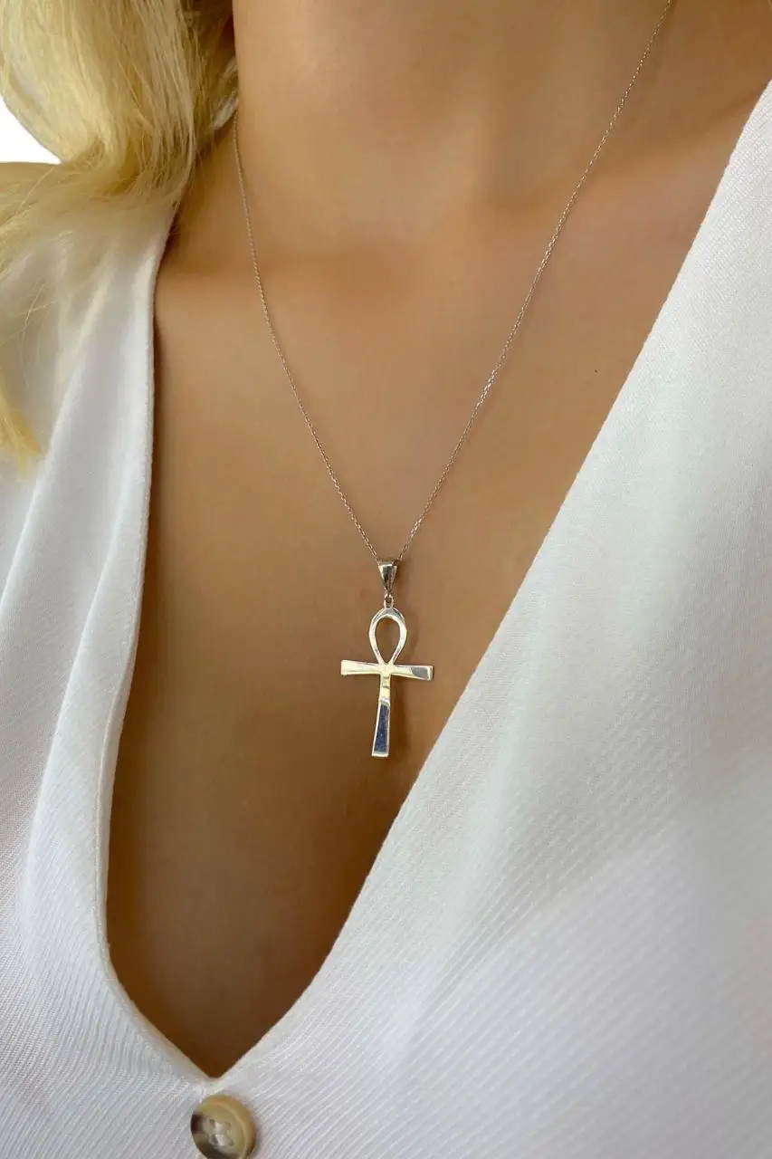 Ankh Life Mark 925 Silver Necklace