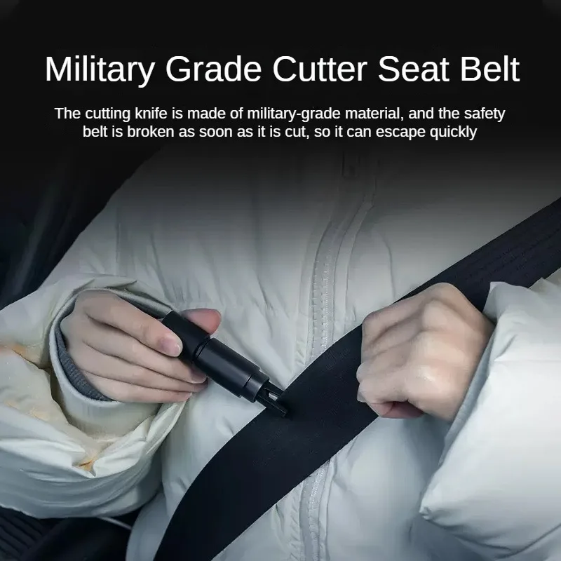 Автомобильный молоток безопасности 2 в 1 высокопрочный инструмент из