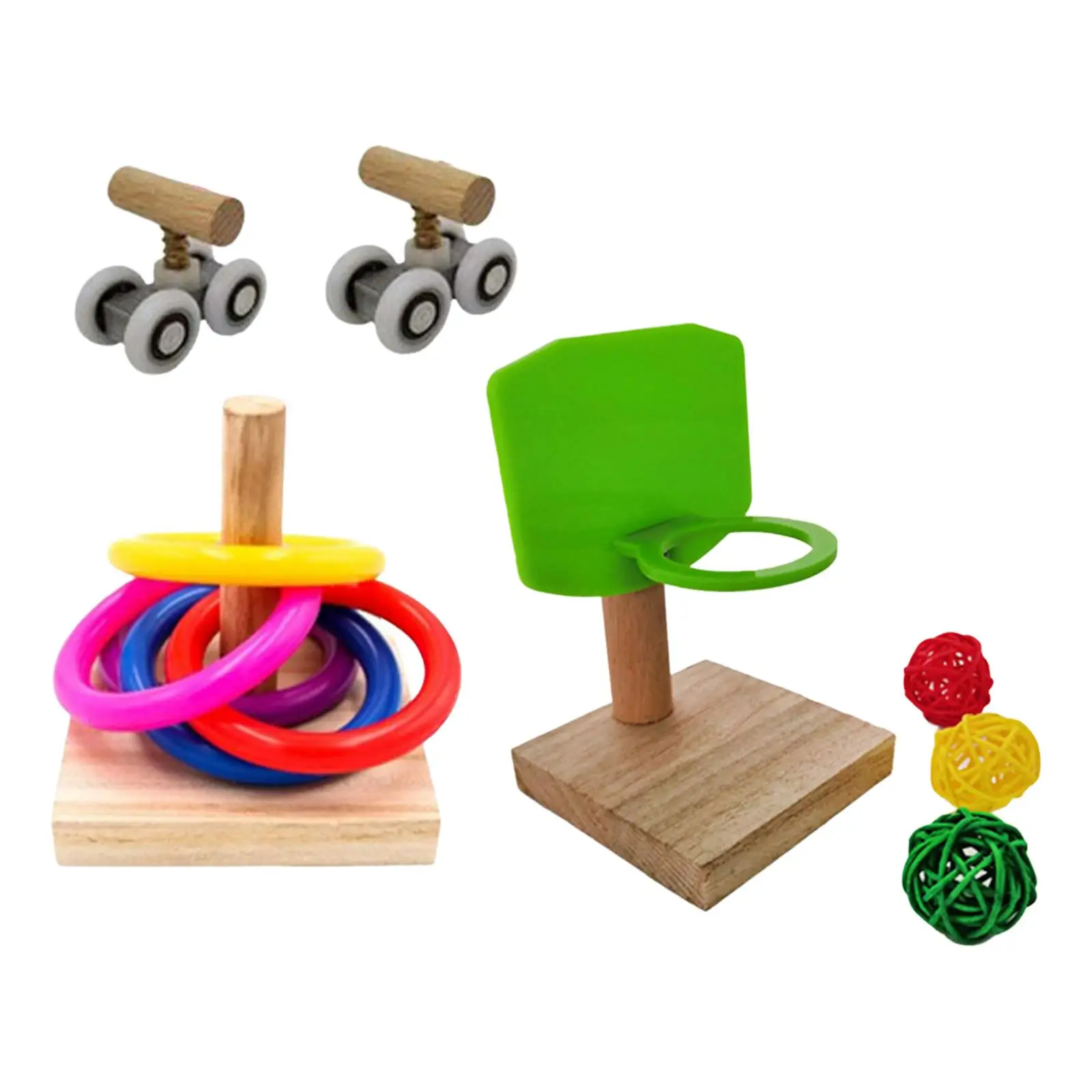

Игрушки для попугаев, набор из 3 видов игрушек для жевания, мини-обучение для хомяка, шиншиллы, кролика, попугаев, влюбленных