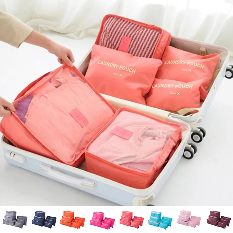 

Дорожный органайзер, 6 предметов, чемодан, портативный органайзер для багажа