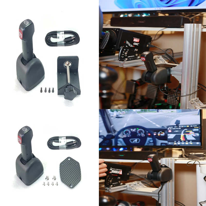Фото Ручной тормоз для грузовика Scania, игровой USB-ручной тормоз для симулятора Thrustmaster T300, игровые рулевые колеса для грузовиков
