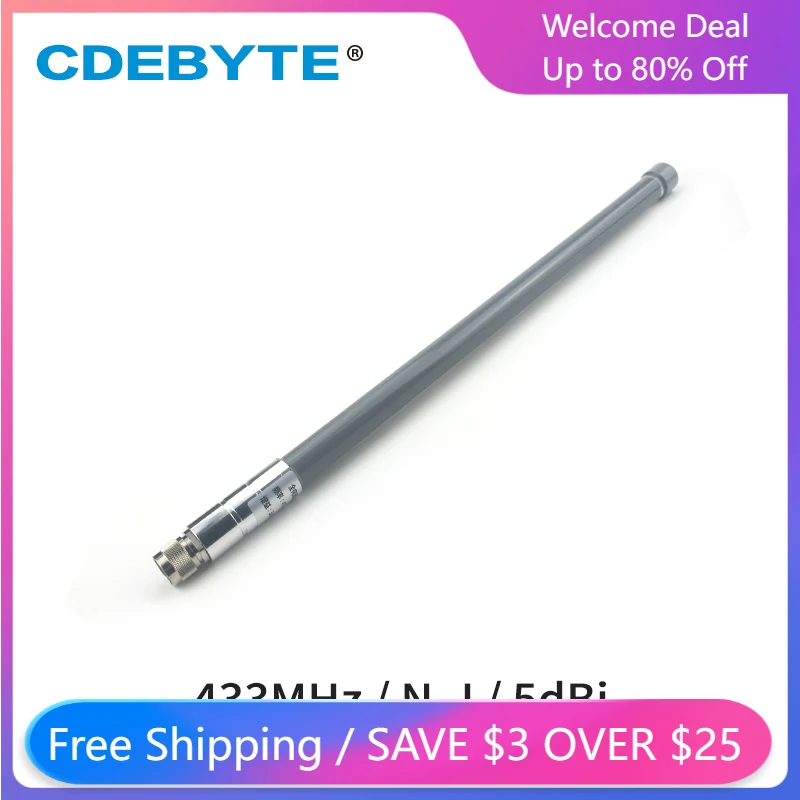 

433MHz Wifi Antenna Omni Fiberglass N-J Connector 5dBi Waterproof Antenne for ZTE 4G LTE Router Modem Aerial