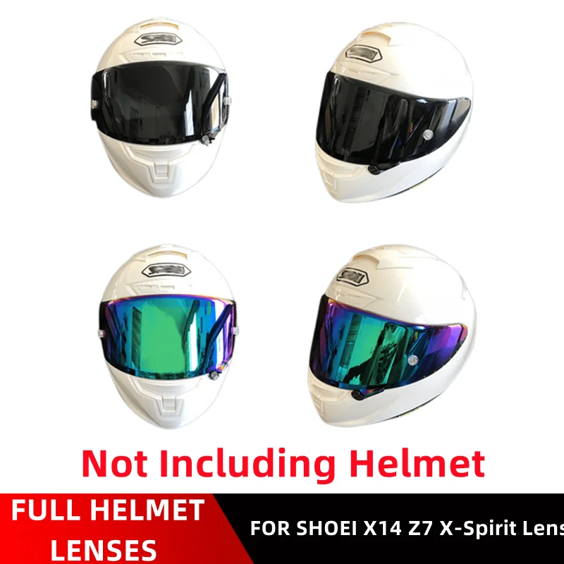 

For SHOEI X14 X-14 Z7 Z-7 X-Spirit Motorcycle Helmet Visor Lens Anti Scratch Windshield Case Full Face Helmet Visor Mirror Lens
