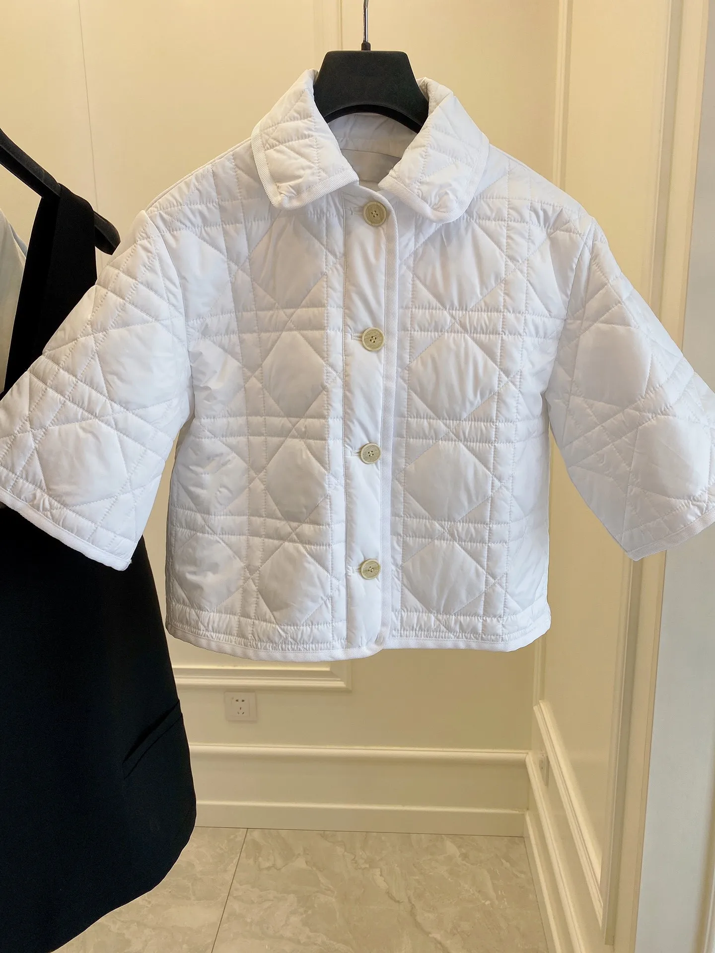 

Jacket Women Coat Cardigan Clothes Quilted Coats Blazer Famale 2022 Spring Rhombic Lattice