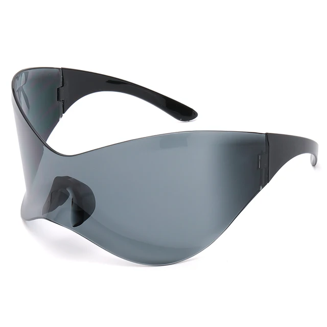 Small Oval Rimless Tear Shape Rhinestone Sunglasses With Stone Brand Designer Punk Diamond Sun Glasses Gafas De Sol 6