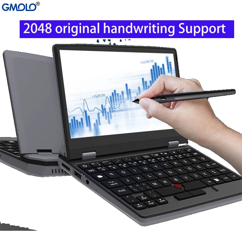 Мини-ноутбук GMOLO 2048 дюйма сенсорный экран Intel J4125 8 + 512 ГБ SSD |