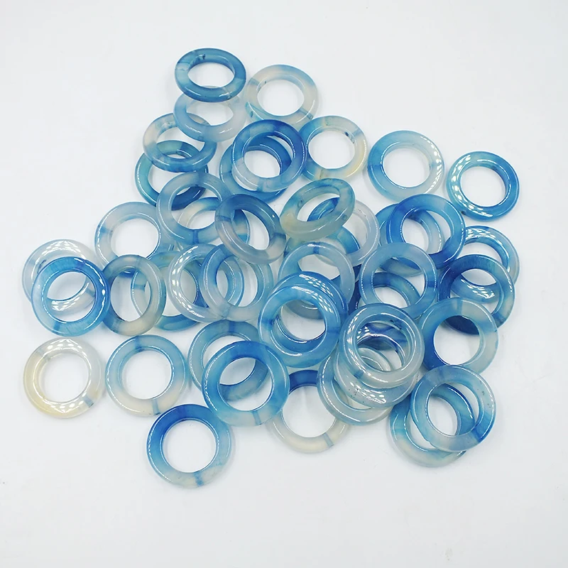 Ожерелье/серьги из натурального камня 28 мм 44 шт.