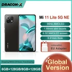 Xiaomi 11 Lite 5G NE глобальная версия смартфона 128 ГБ256 ГБ 64 мп камера Snapdragon 778G Восьмиядерный 90 Гц