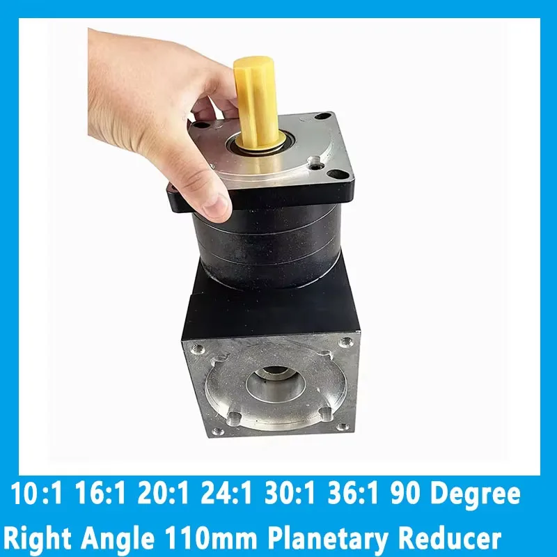 Планетарный редуктор PX110-stage2 9.5:1 16:1 20:1 24:1 30:1 36:1 90 градусов для шагового двигателя Nema42