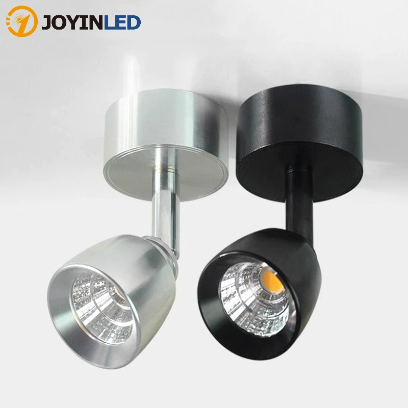 

Mini Dimmable LED Wall Lamps 360 Rotating Adjust LED Spot lights 7W10W 85~265V LED Ceiling Down lights Background Wall Lighting