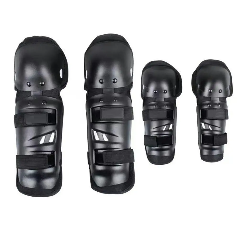 

Sports Protective Gear Motorcycle Knee Pads And Elbow Pads Four-piece Round Head Racing Protective Gear Riding Equipment