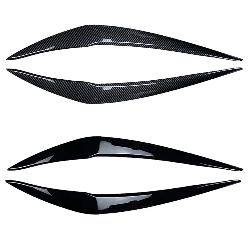 

2Pcs Car Auto Headlight Eyebrow Stickers Trim Cover Protector For BMW 1 Series F20 F21 116i 118i 120i 125i M135i M140i 2015-2019