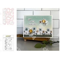 2022 scrapbook decorate coloring embossing template sweet honey bee metal cutting dies stamps diy gift card craft reusable molds