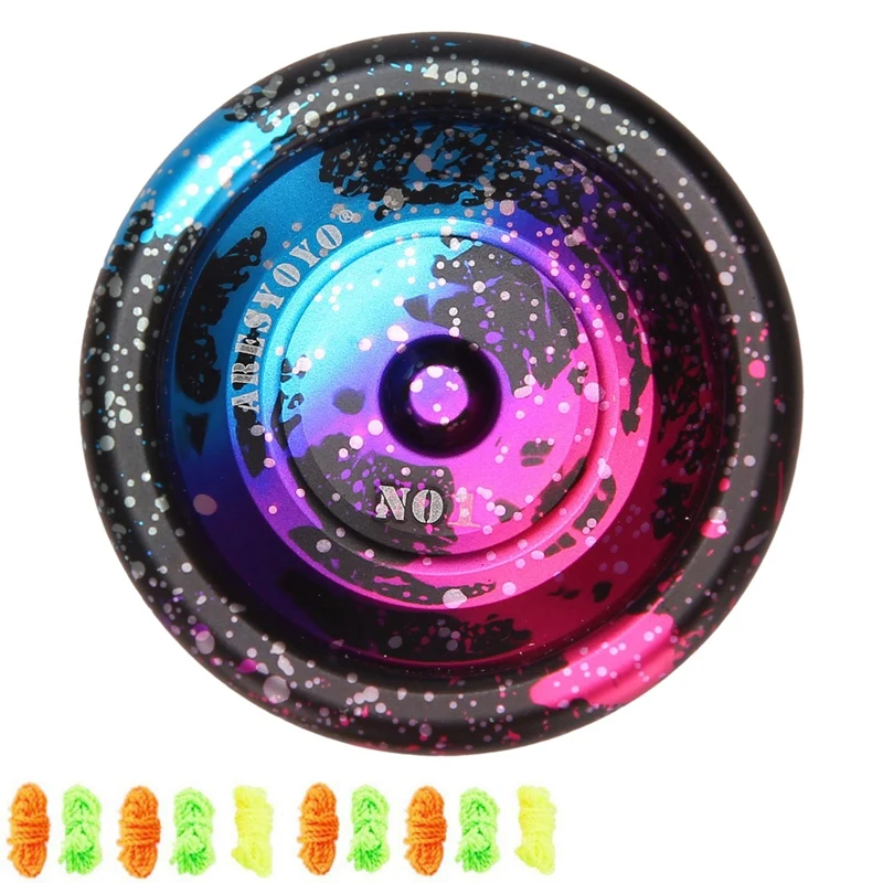 

Aresyoyo NO1 Yoyo Butterfly Aluminum Alloy Magic Yoyo Professional with 10 Ball Bearing High Speed Yo Yo Classic Toys