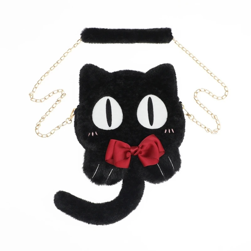 SZL модная плюшевая сумка через плечо с изображением кошек в стиле аниме японский