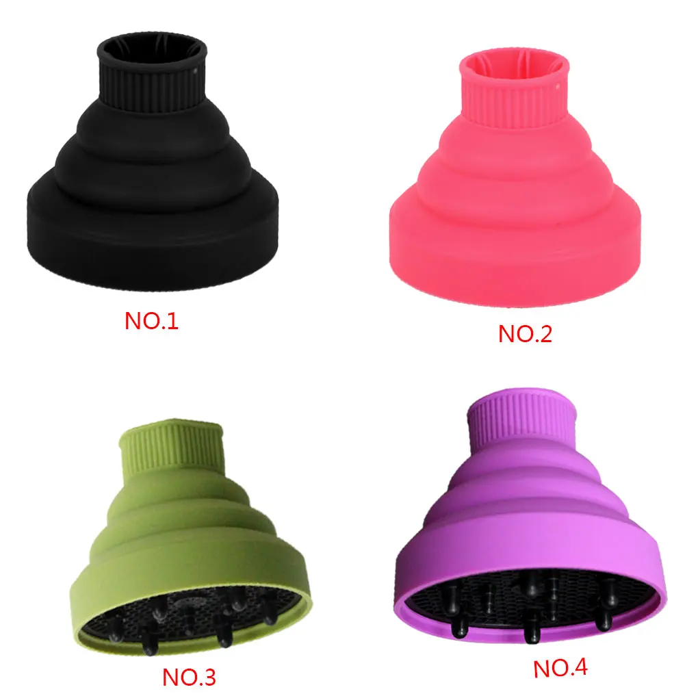 

Universal Silicone Collapsible Blower Cover Hairdressing Salon Curly Hair Dryer Folding Diffuser Hood