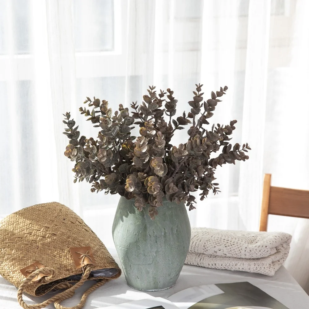 

Eucalyptus Letter Bundle Simulated Flowers, Artificial Flowers, Green Plants, Decorative Crafts INS Style YC1087