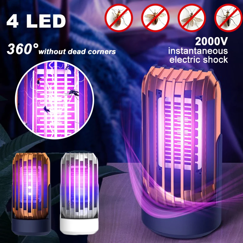 Электрическая Лампа-ловушка Для Мух - УФ-свет Средство От Комаров Насекомых