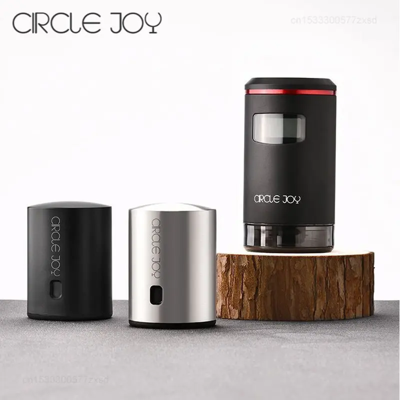 

Circle Joy Smart Wine Stopper Electric Stopper Mini Plug Sealing Red Wine Corks Stainless Steel Vacuum Memory Integration