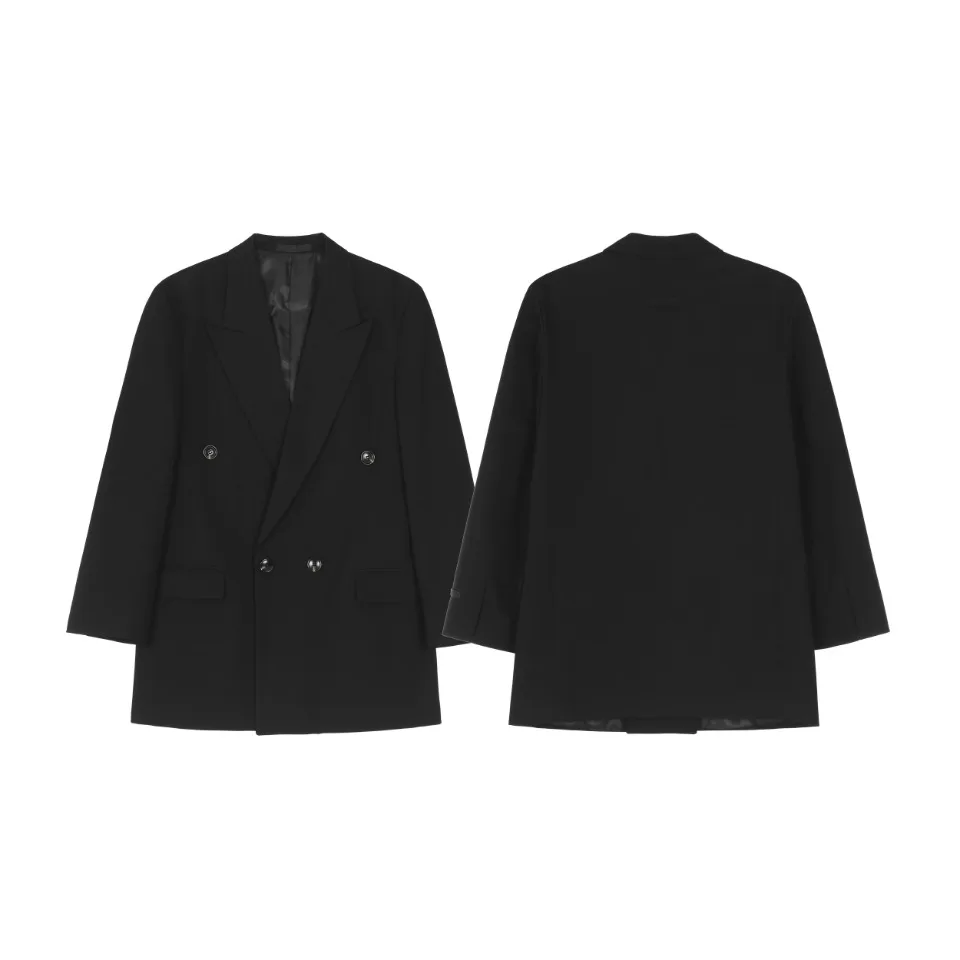 

7th Collection High Quality Suit FG7C Jacket Long Jacket Men's Hip hop Streetwear Casual Coat Outwear Blazers