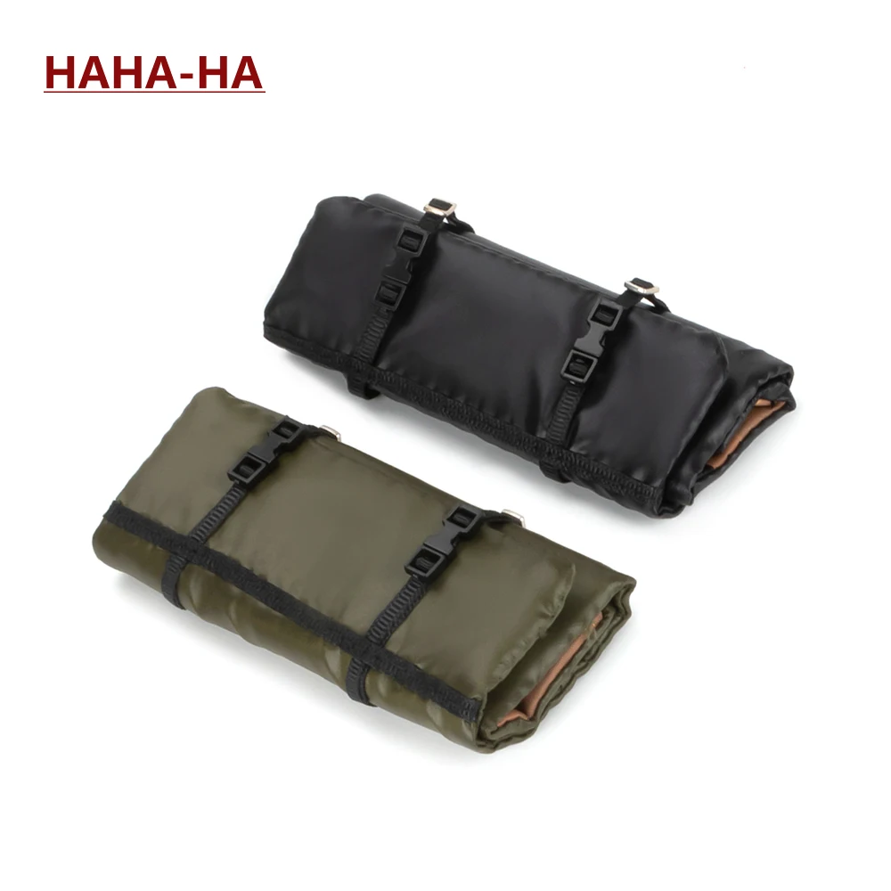 

1/10 Scale Roof Racks Travel Backpacking Duffel Bag Sleeping Bag Decoration for RC Crawler Car Axial SCX10 TRX4 TRX6 YIKONG RGT