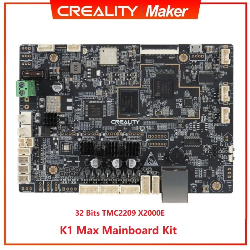 

Newest Creality Original K1 MAX Motherboard Silent Board Upgraded CR4CU220812S12 32Bit TMC2209 X2000E Mainboard 3D Printer Parts