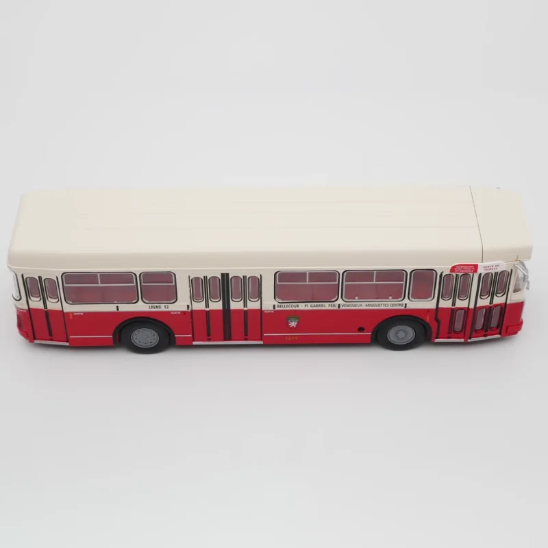 Литая в масштабе 1:43 модель автомобиля Berliet PCM-U 1965 Bus из сплава Готовая коллекция