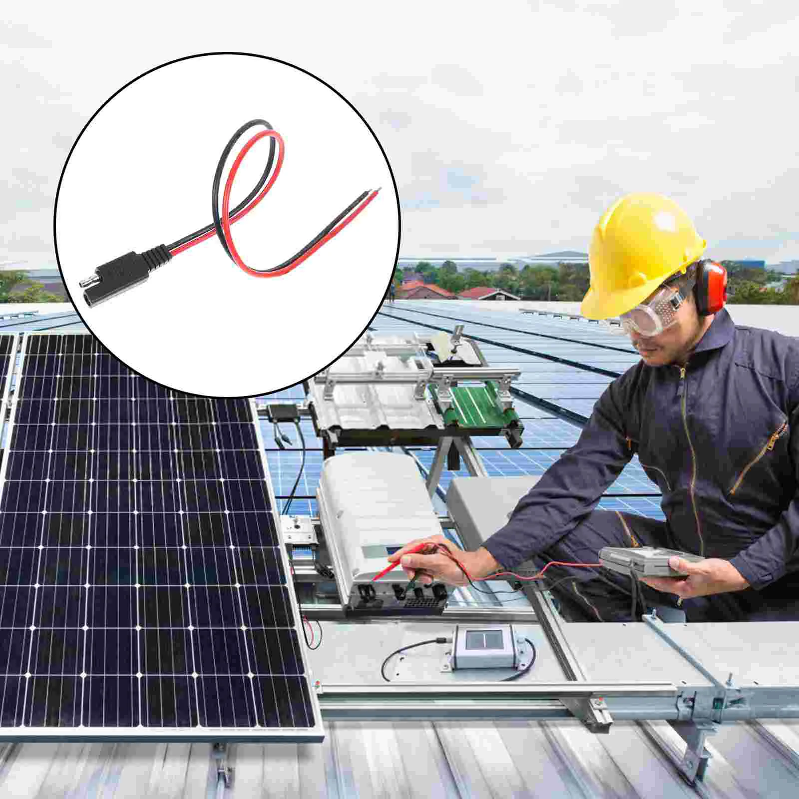 

Кабель Sae, разъем, удлинитель, быстрая 12 В, отключение солнечной панели, автомобильный соединитель, контактный разъем, «сделай сам», автомоби...