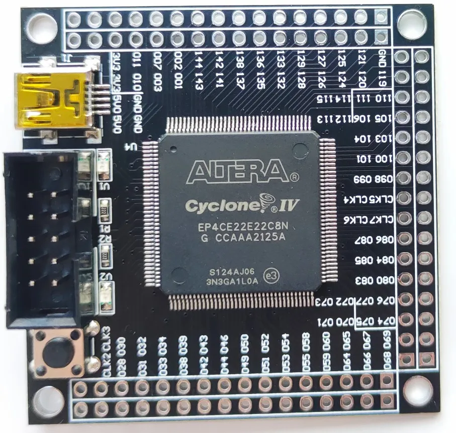 Carte De Développement FPGA Altera Cyclone IV EP4CE6E22C8N - Avec Oscillateurs 50MHz & 27MHz