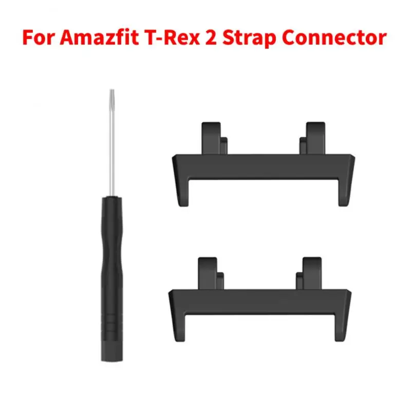 

For Amazfit T-Rex 2 T Rex 2 Adapter Metal Stainless Steel Lugs Smart Watch Strap Connecting Screwdriver Smart Watch Accessories