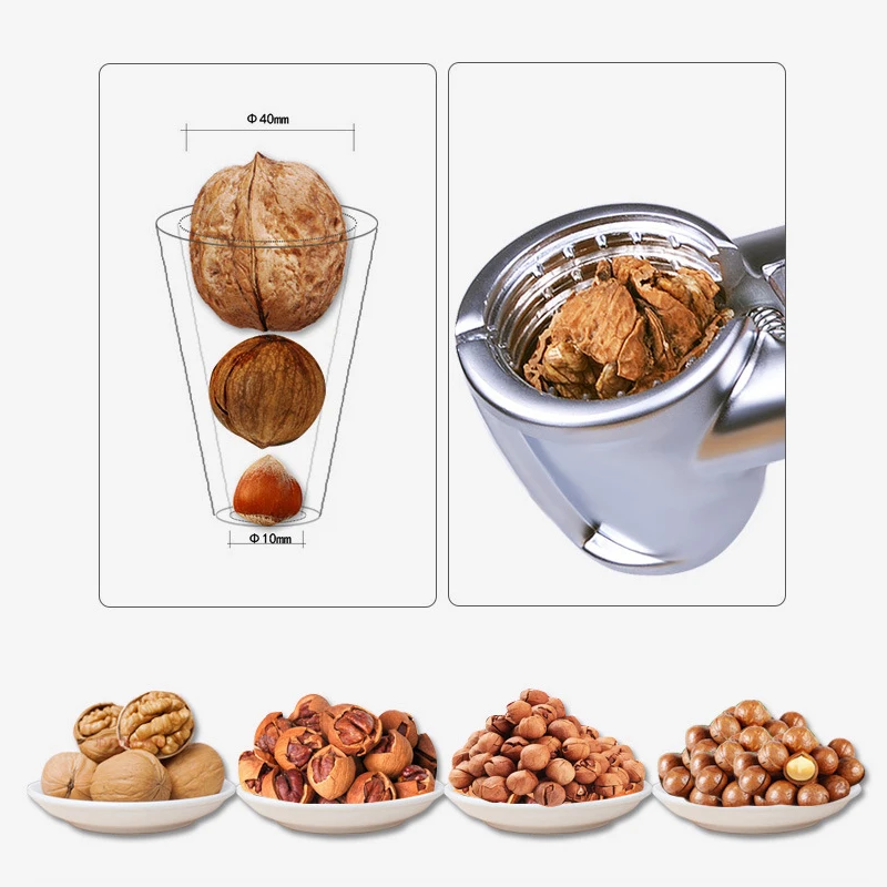 Портативный гайковерт кухонный инструмент щипцы для орехов миндаля зажим