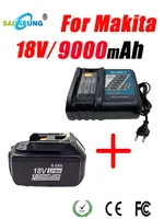 18V9000Ah Lithium Battery Upgrade Original Makita 18V Power Tool Battery, Compatible with BL1860 1850 1840 1830 1820 LXT-400