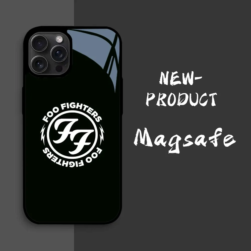 Чехол для телефона Americian Music Band F-FooL F-Fighters IPhone 16 15 14 13 12 11 Pro Xs Max Mini XR X 7 8 Plus Luxury Mirror Hard F