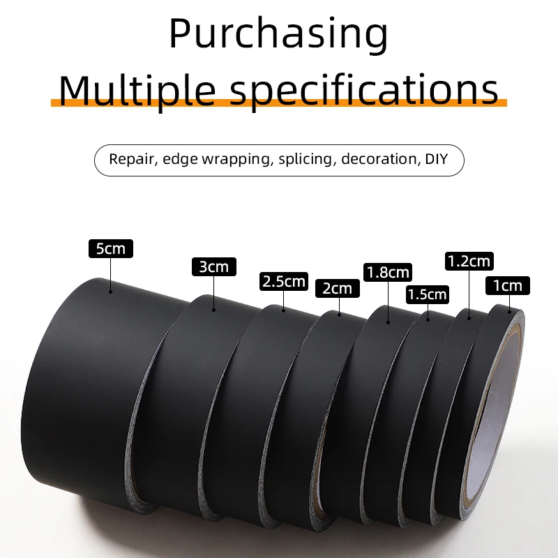 Утолщенная обшивка черный однотонный камень Мгновенный ремонт и обновление