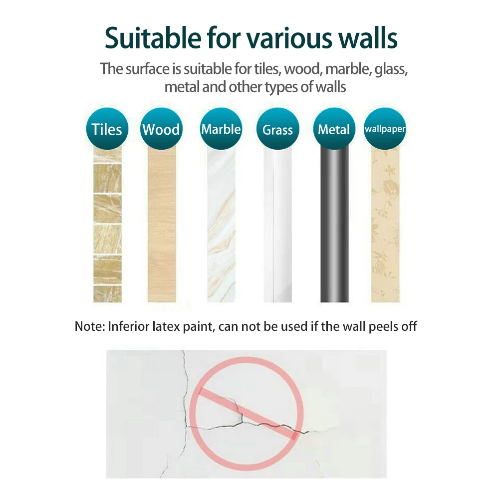 Настенная стойка-органайзер для хранения без перфорации 1 шт.