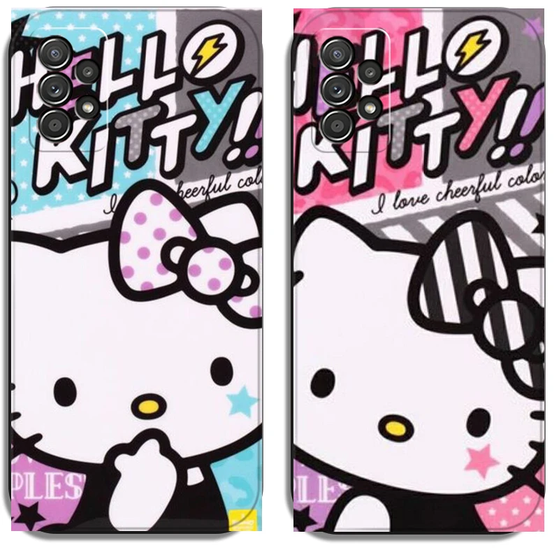 

Hello Kitty Cute Phone Cases For Samsung Galaxy S22 Ultra S20 FE S20 Lite S20 Ultra S21 S21 FE S21 Plus Ultra Funda Carcasa