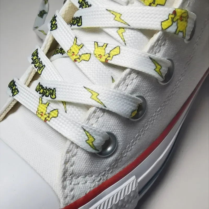 1 пара шнурки для обуви в виде покемона 120/150 см